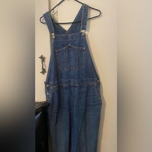 Old Navy Women's Blue Denim Overalls